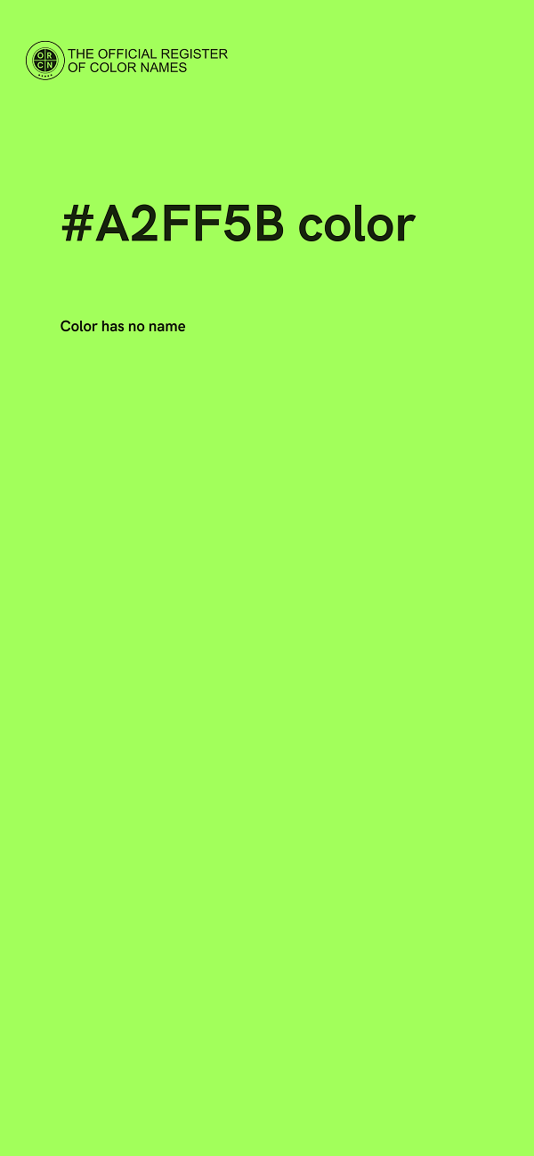 #A2FF5B color image