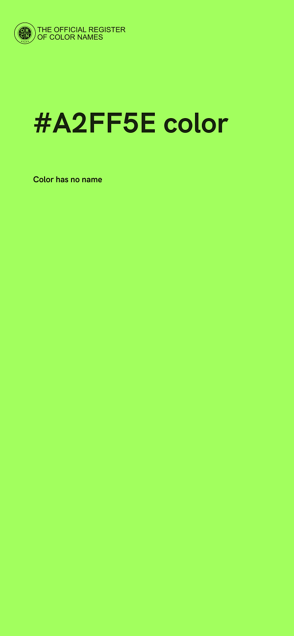 #A2FF5E color image