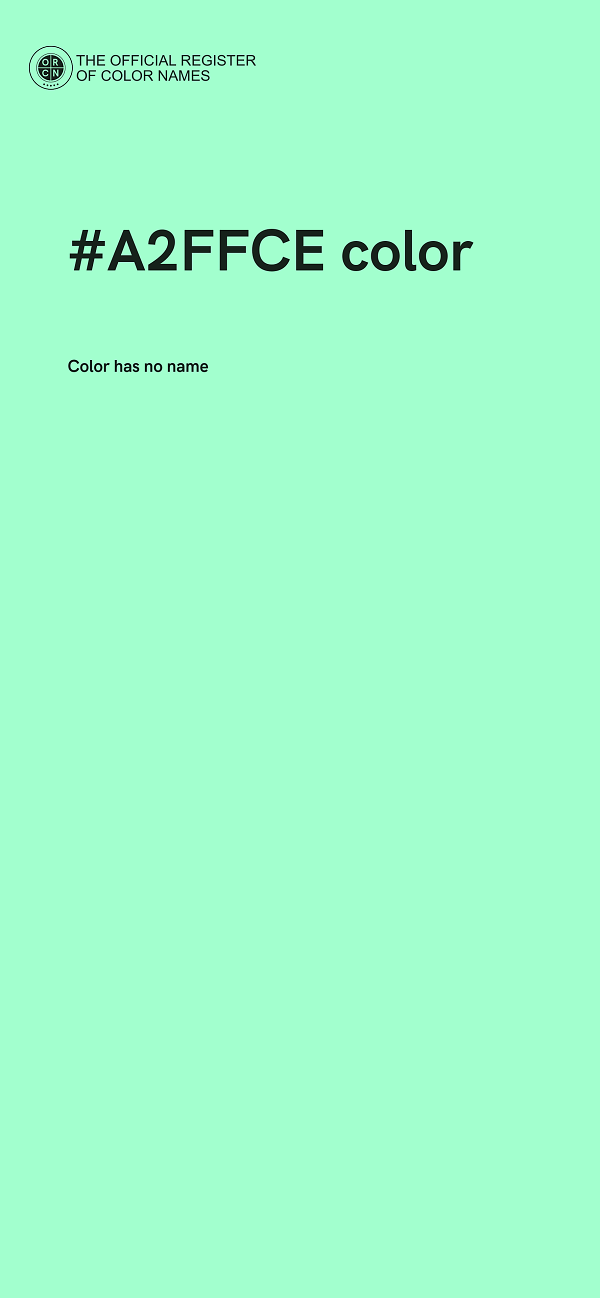 #A2FFCE color image