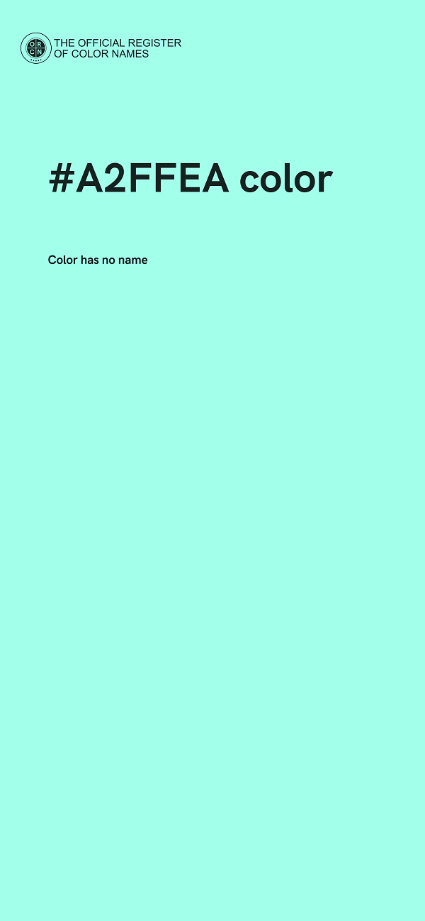 #A2FFEA color image
