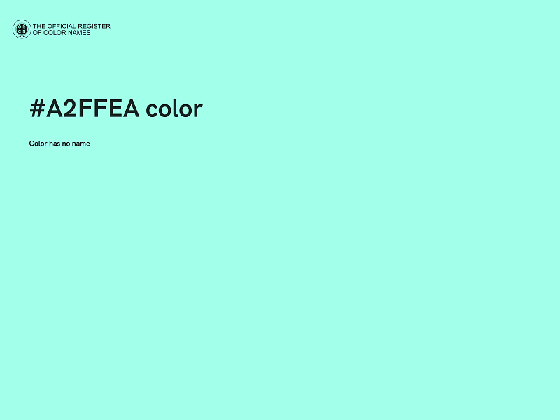 #A2FFEA color image