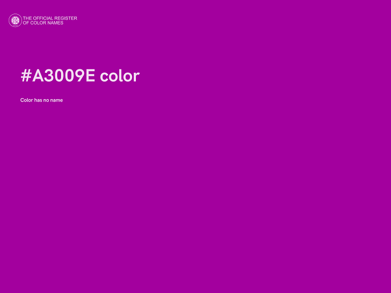 #A3009E color image