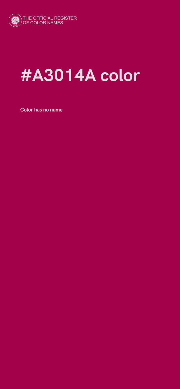 #A3014A color image