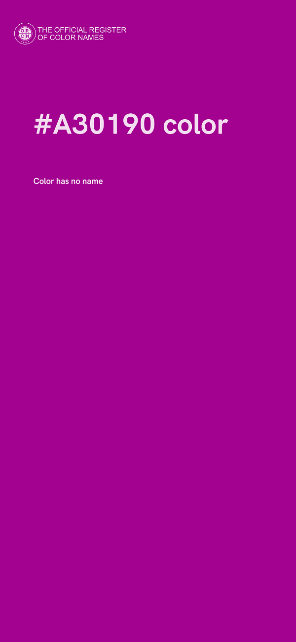 #A30190 color image
