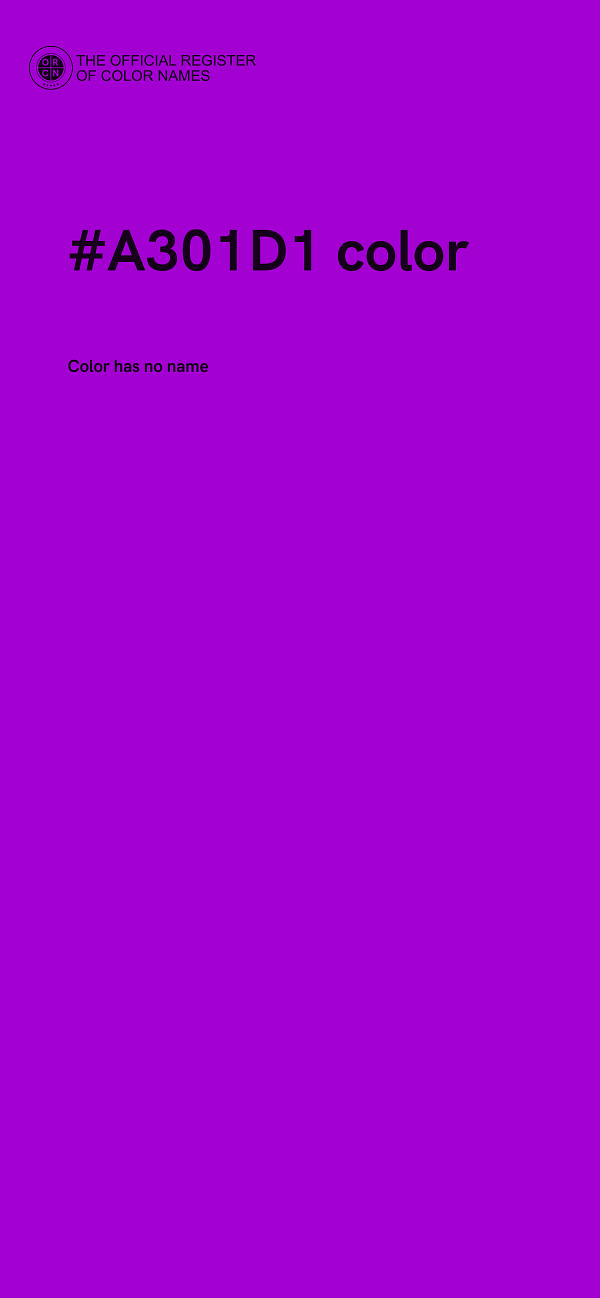 #A301D1 color image