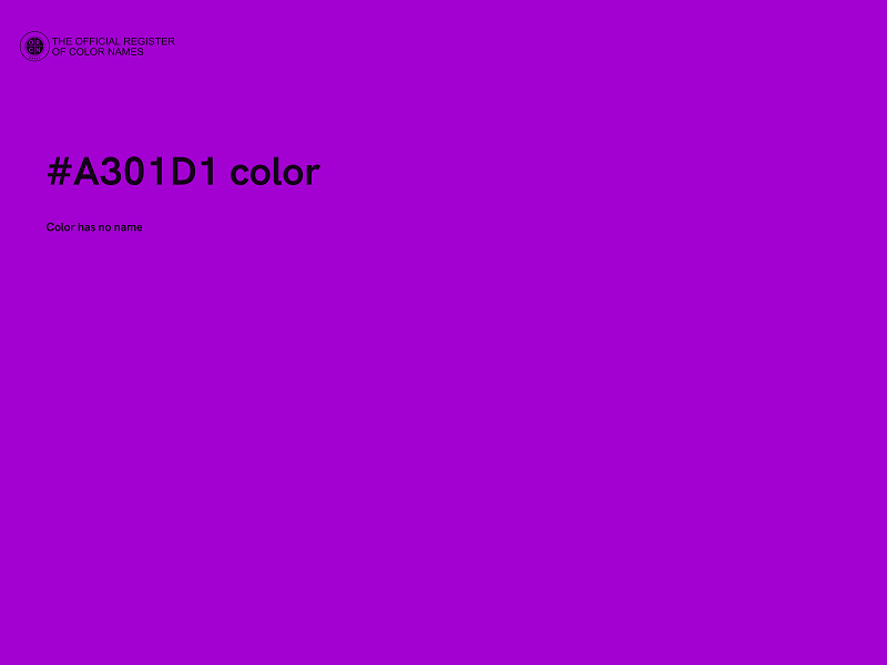 #A301D1 color image