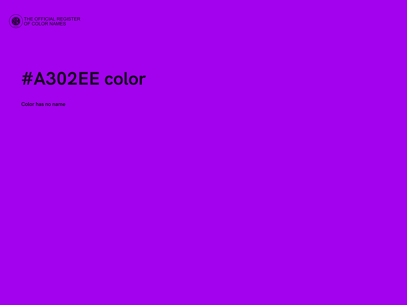 #A302EE color image