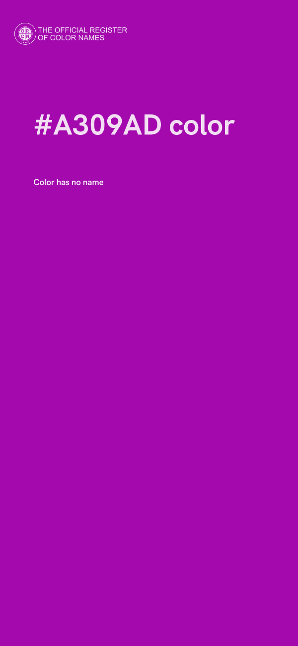 #A309AD color image