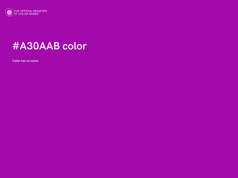 #A30AAB color image