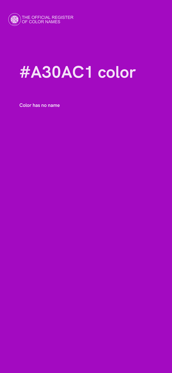 #A30AC1 color image