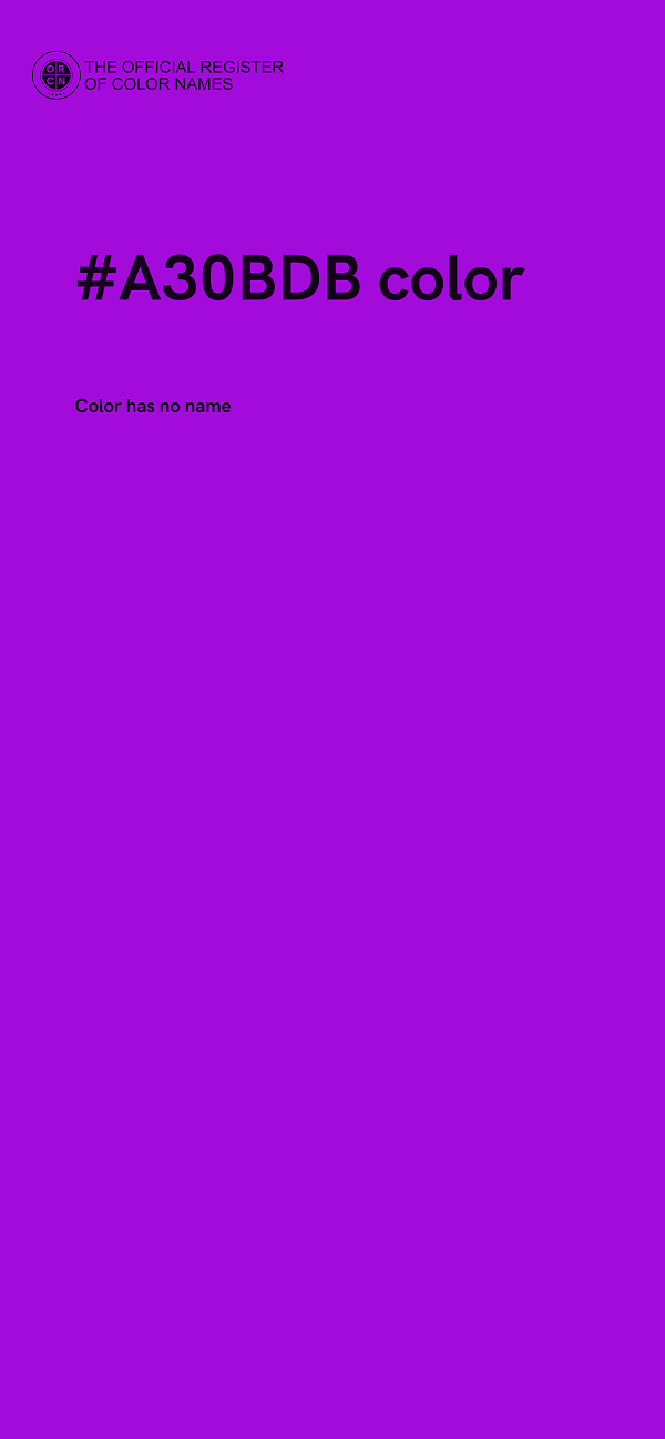 #A30BDB color image