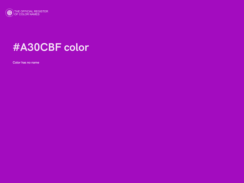 #A30CBF color image