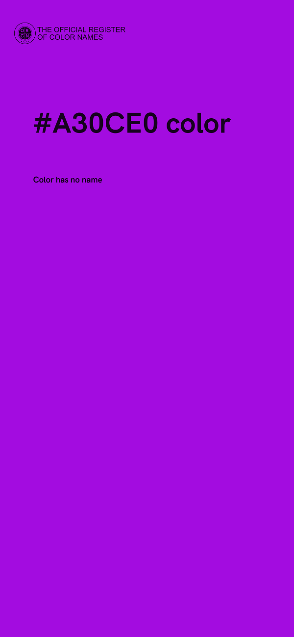 #A30CE0 color image