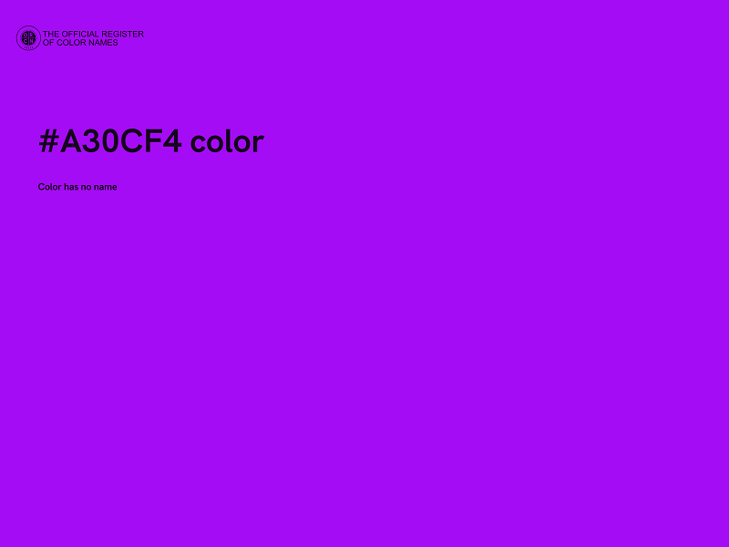 #A30CF4 color image