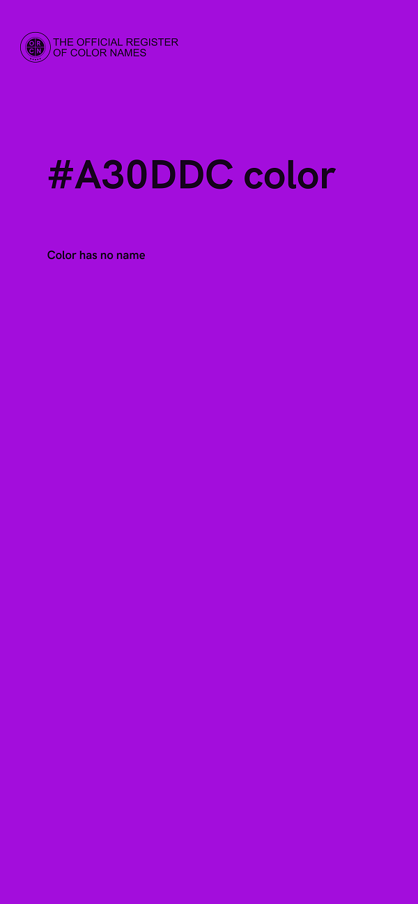 #A30DDC color image