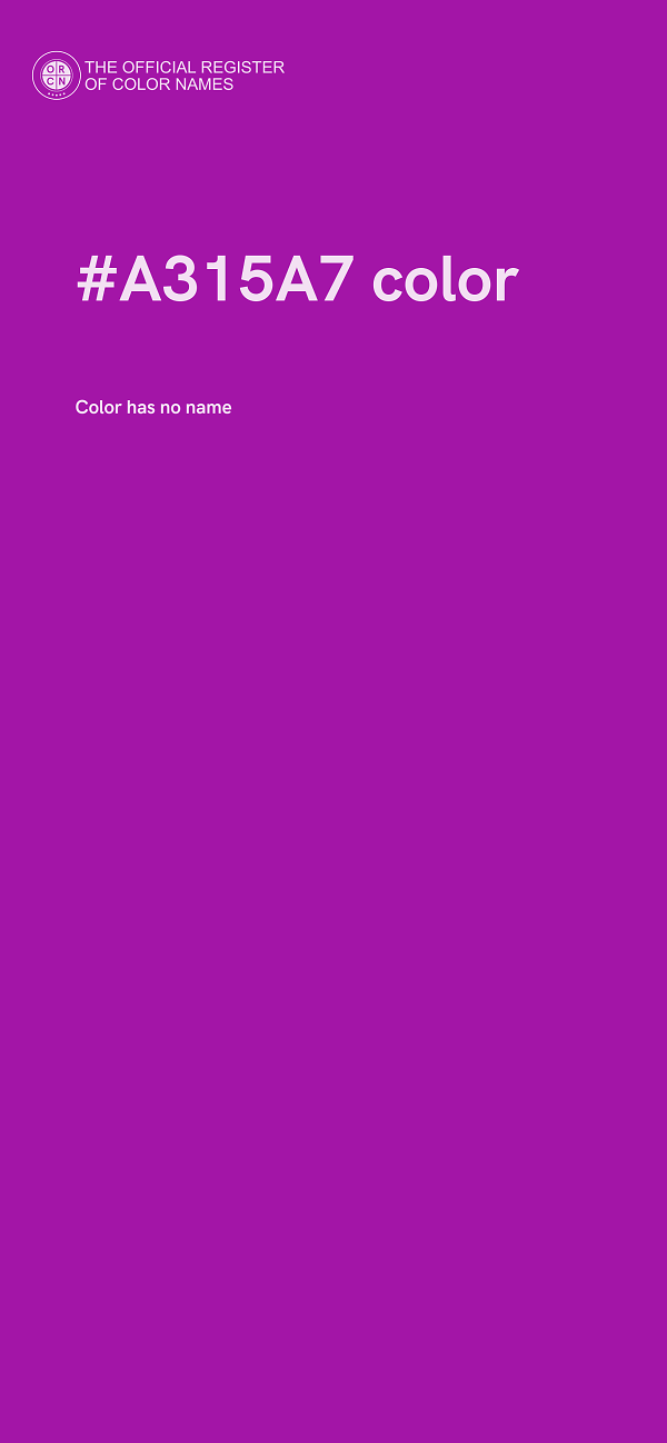 #A315A7 color image