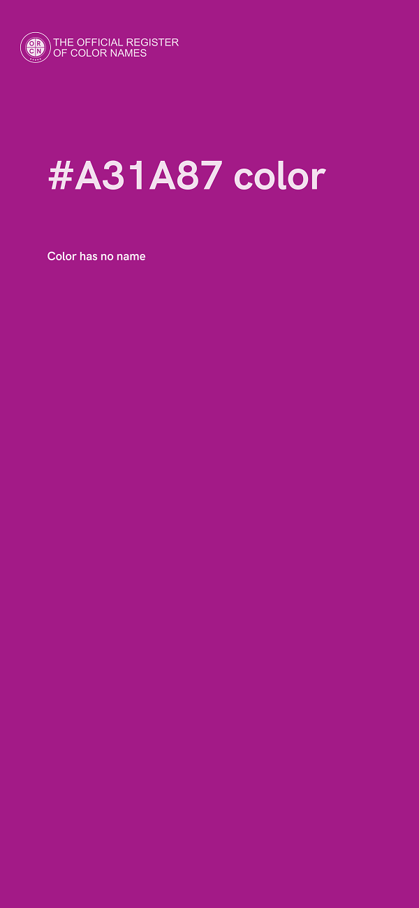 #A31A87 color image