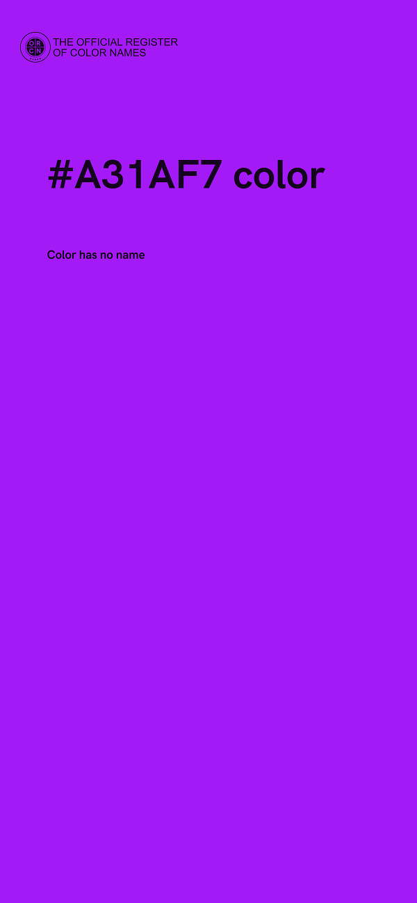 #A31AF7 color image