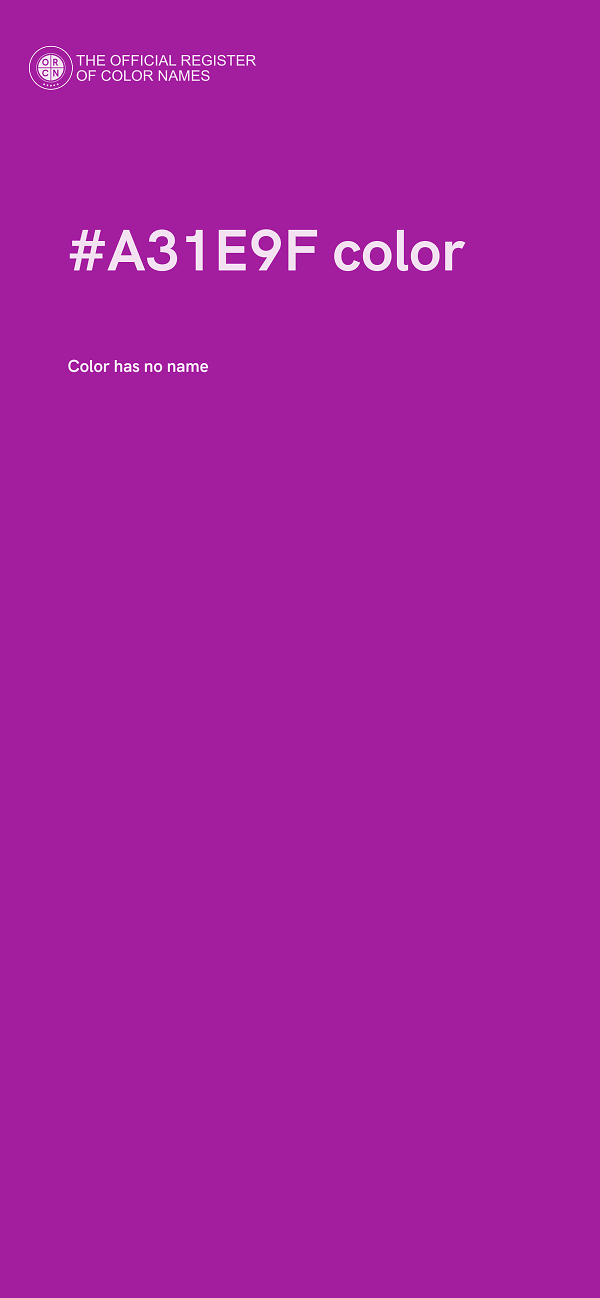 #A31E9F color image