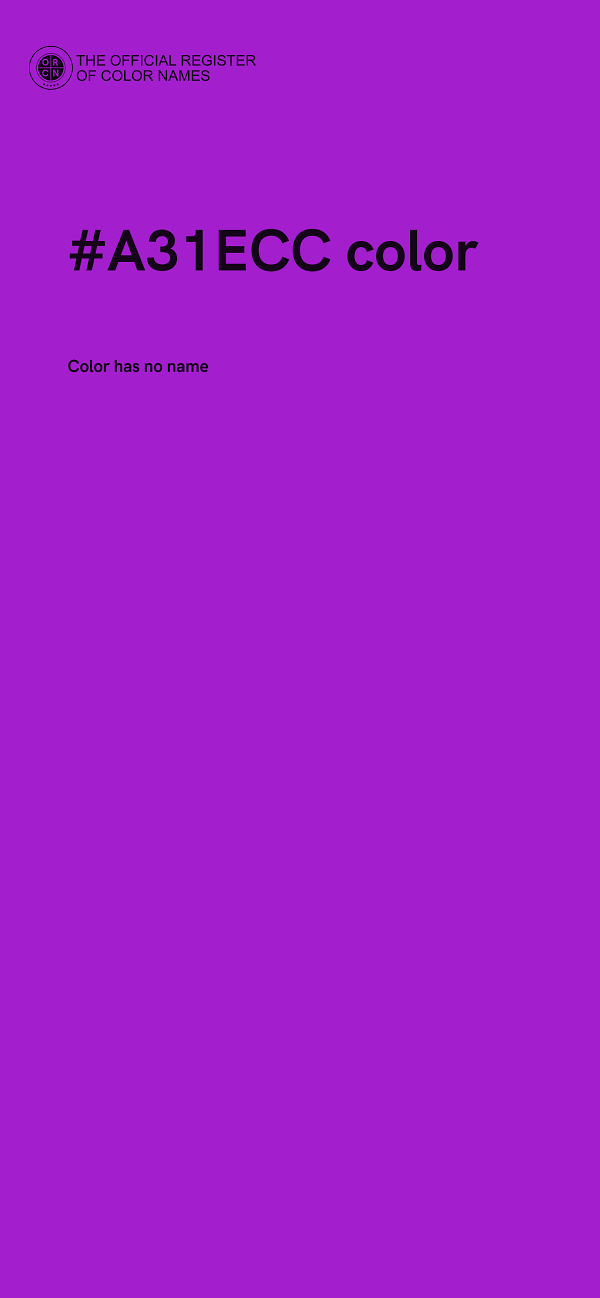 #A31ECC color image