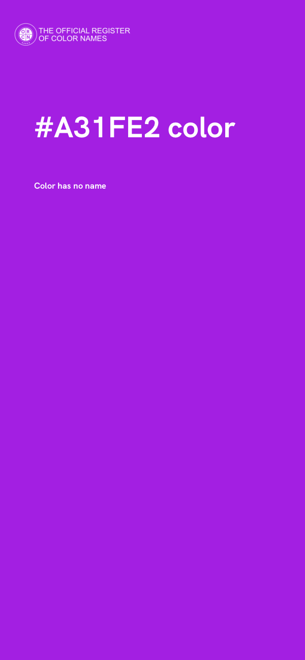 #A31FE2 color image