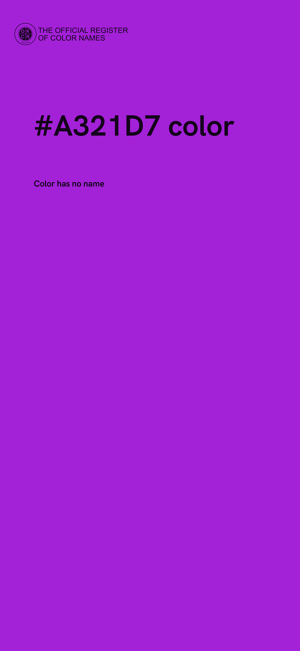 #A321D7 color image