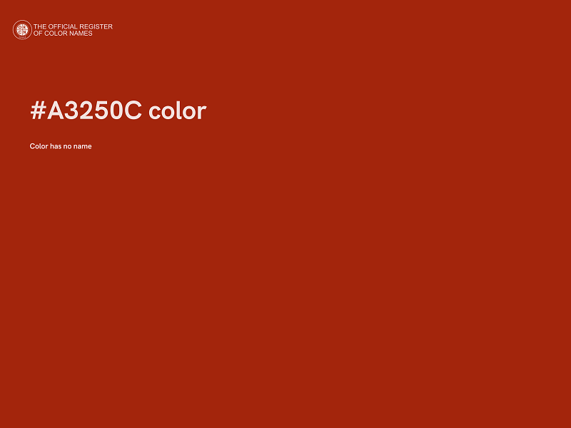 #A3250C color image