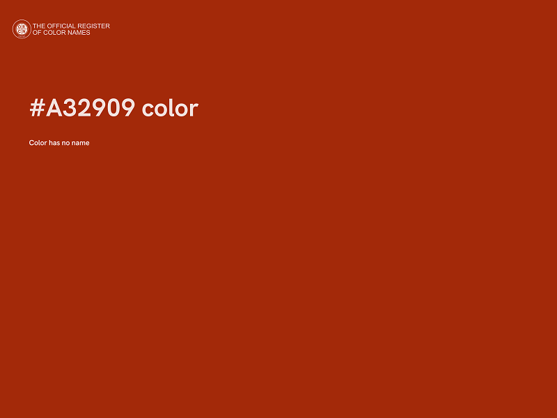 #A32909 color image