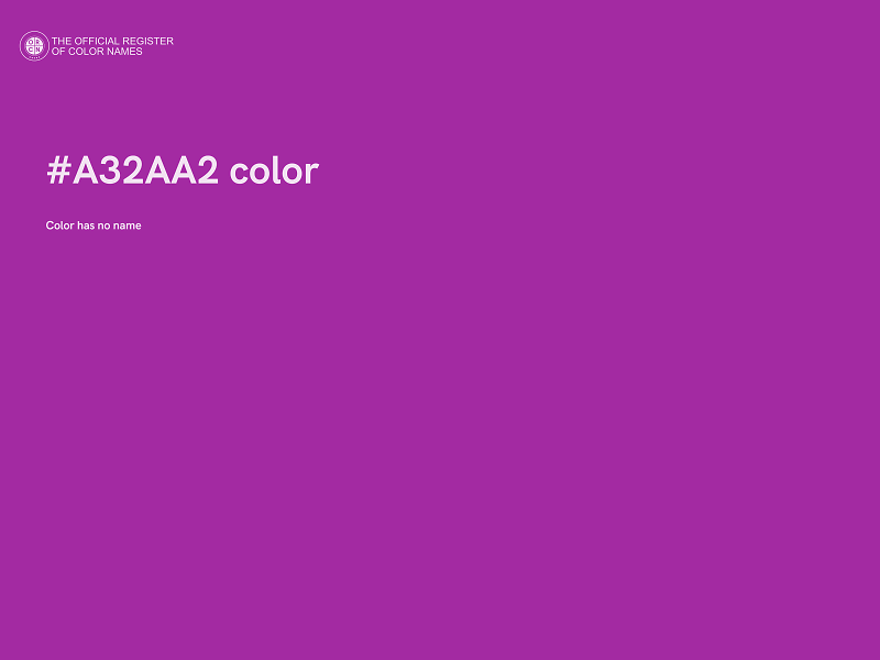 #A32AA2 color image