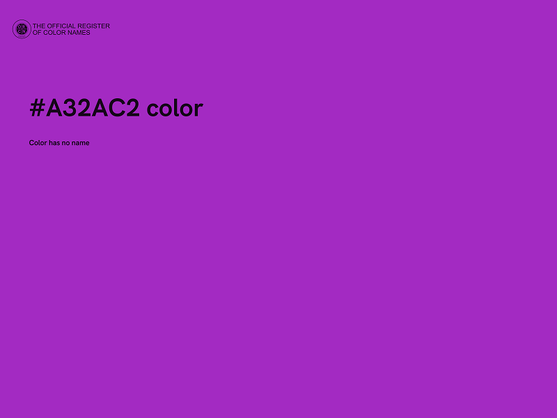 #A32AC2 color image