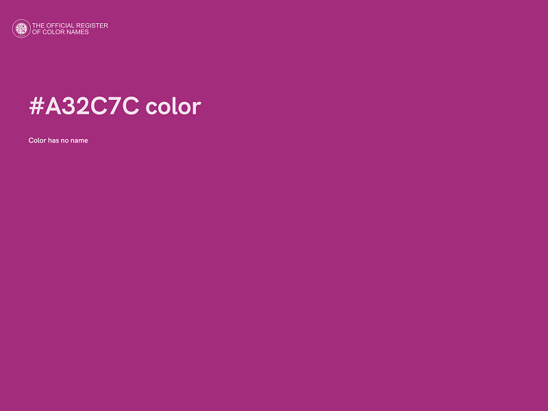 #A32C7C color image