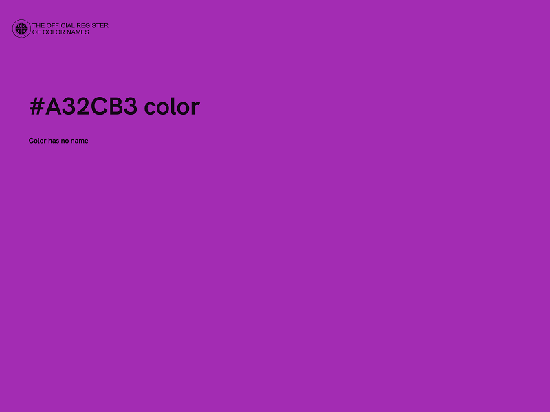 #A32CB3 color image