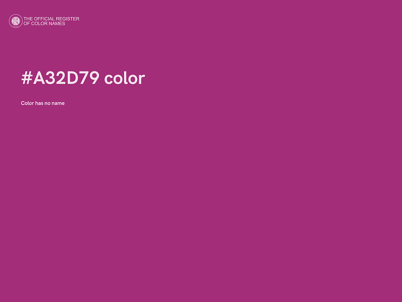 #A32D79 color image
