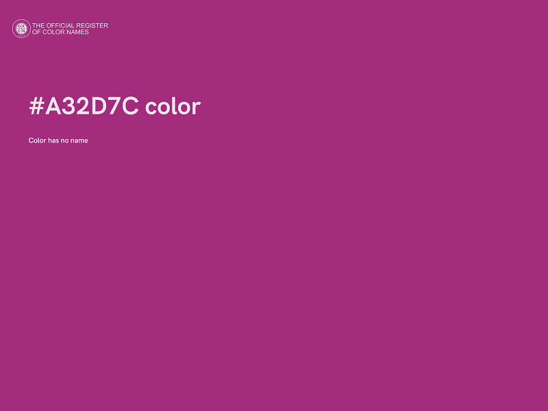 #A32D7C color image