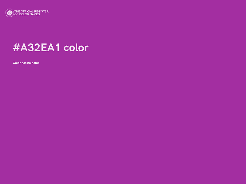 #A32EA1 color image