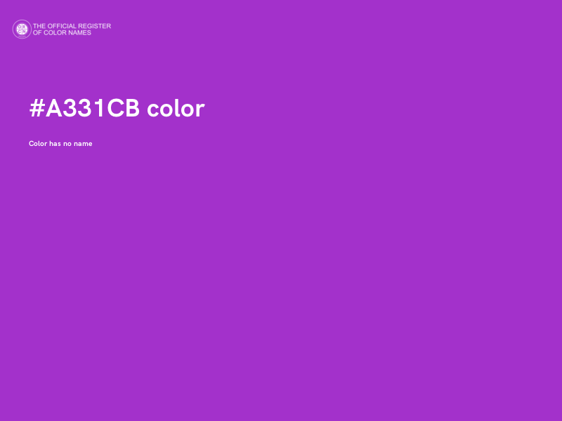 #A331CB color image