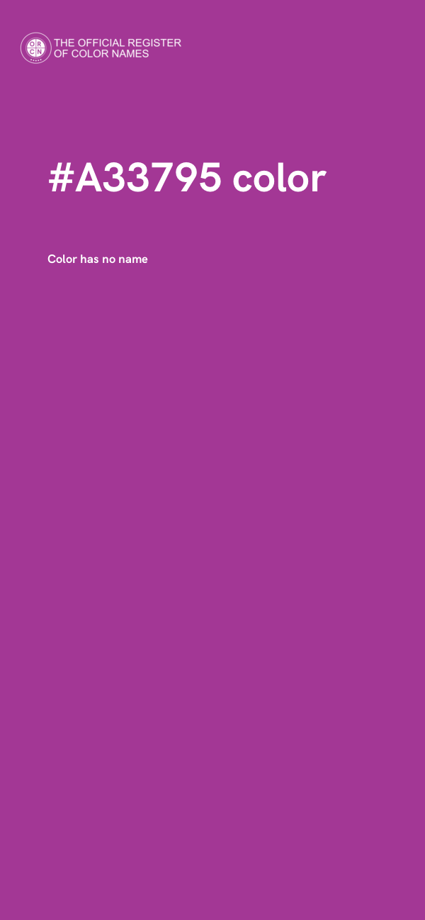 #A33795 color image