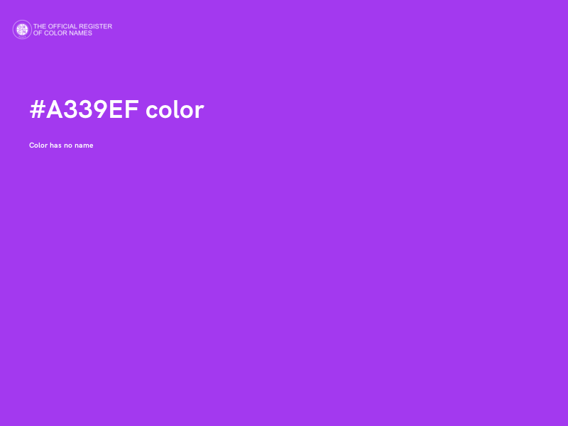 #A339EF color image
