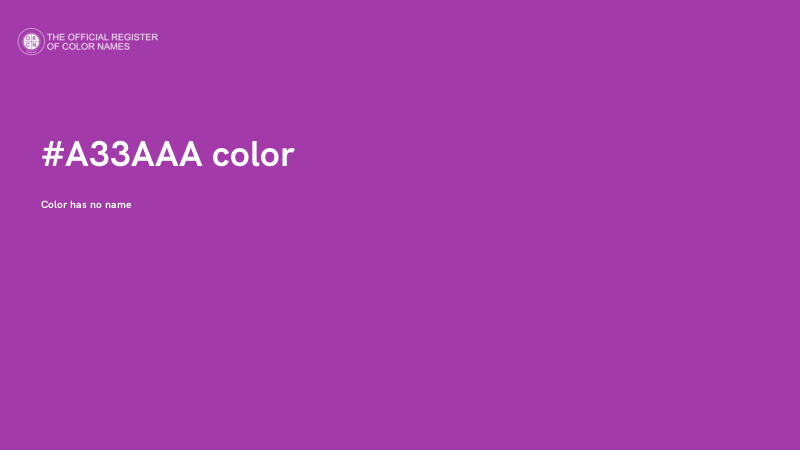 #A33AAA color image