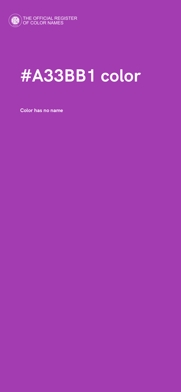 #A33BB1 color image