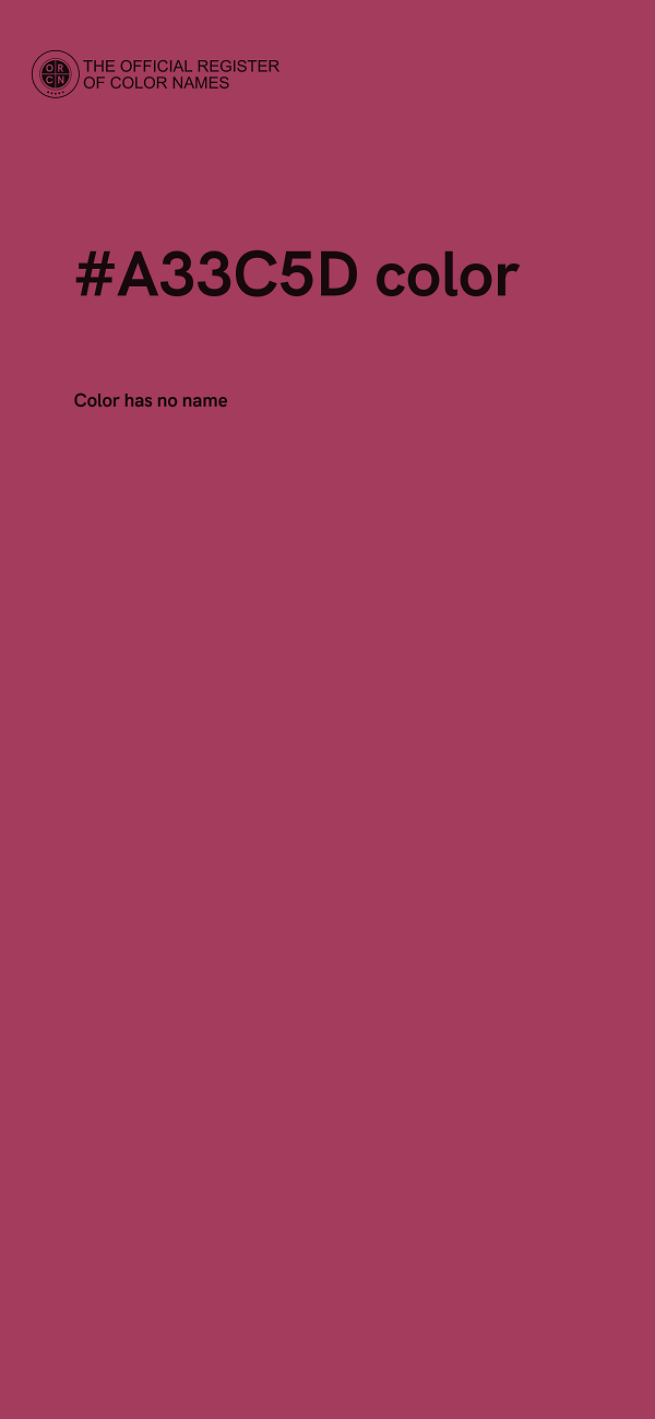 #A33C5D color image