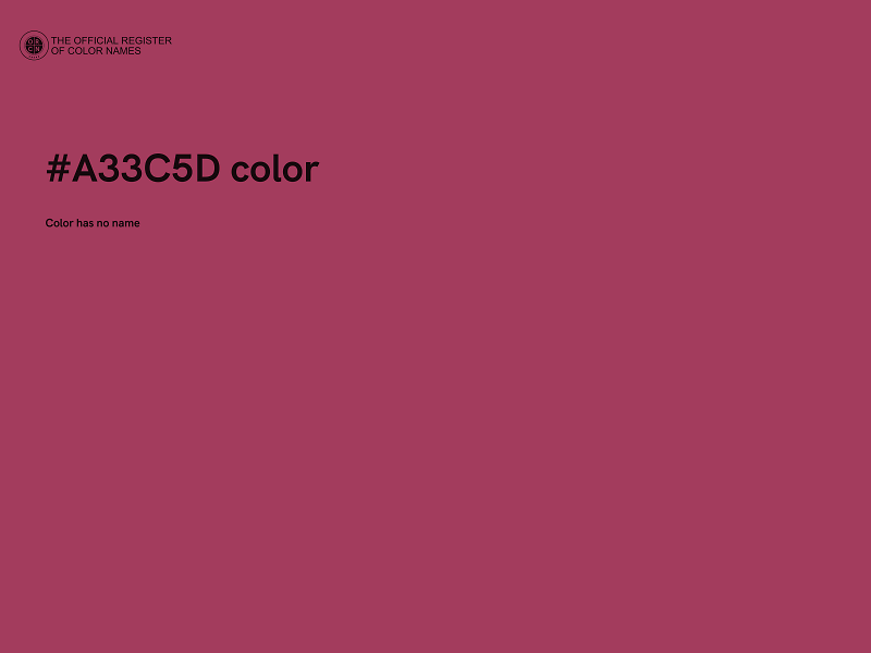 #A33C5D color image