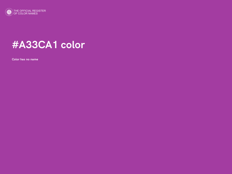 #A33CA1 color image
