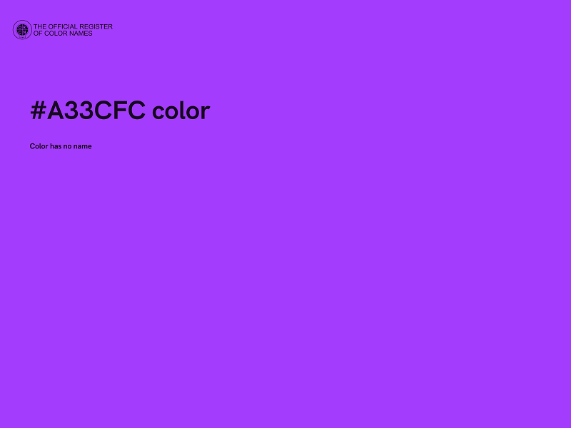 #A33CFC color image