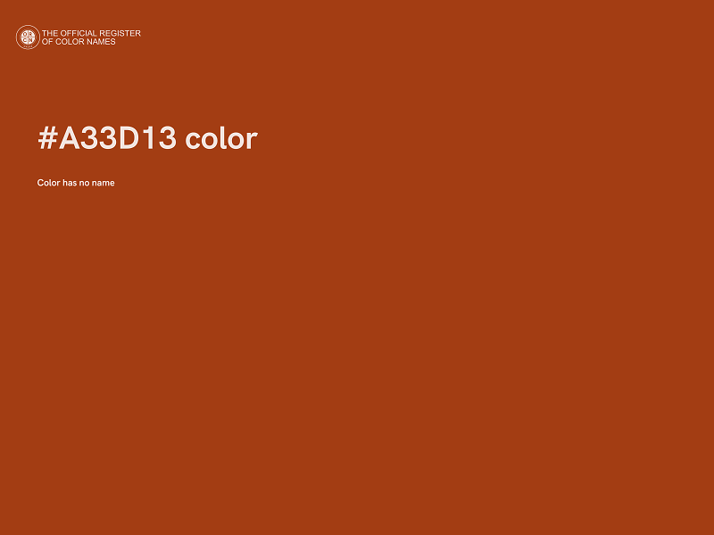 #A33D13 color image