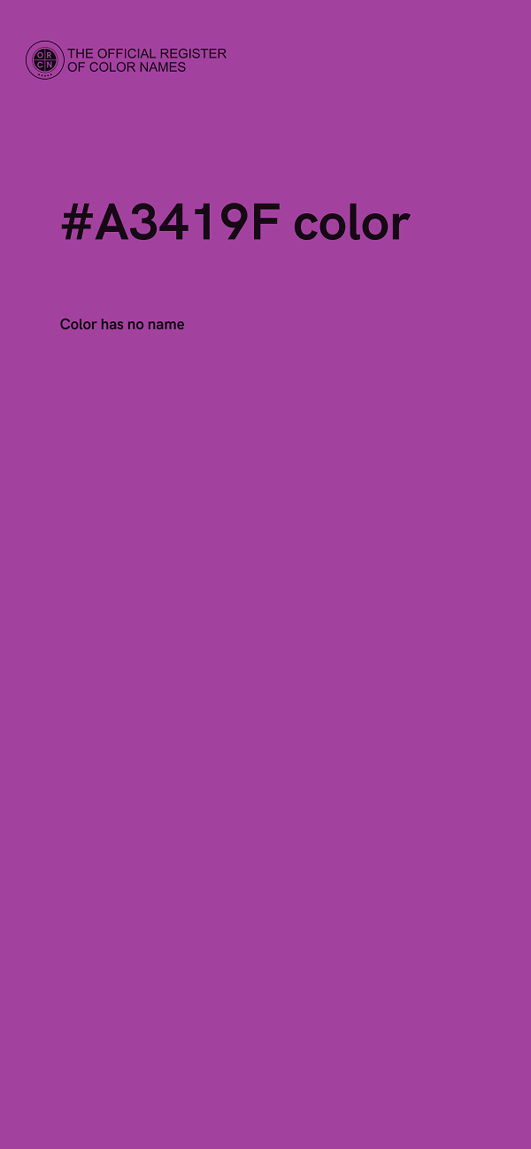 #A3419F color image