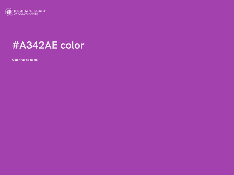 #A342AE color image
