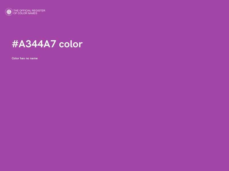 #A344A7 color image