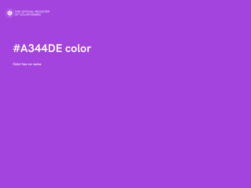#A344DE color image