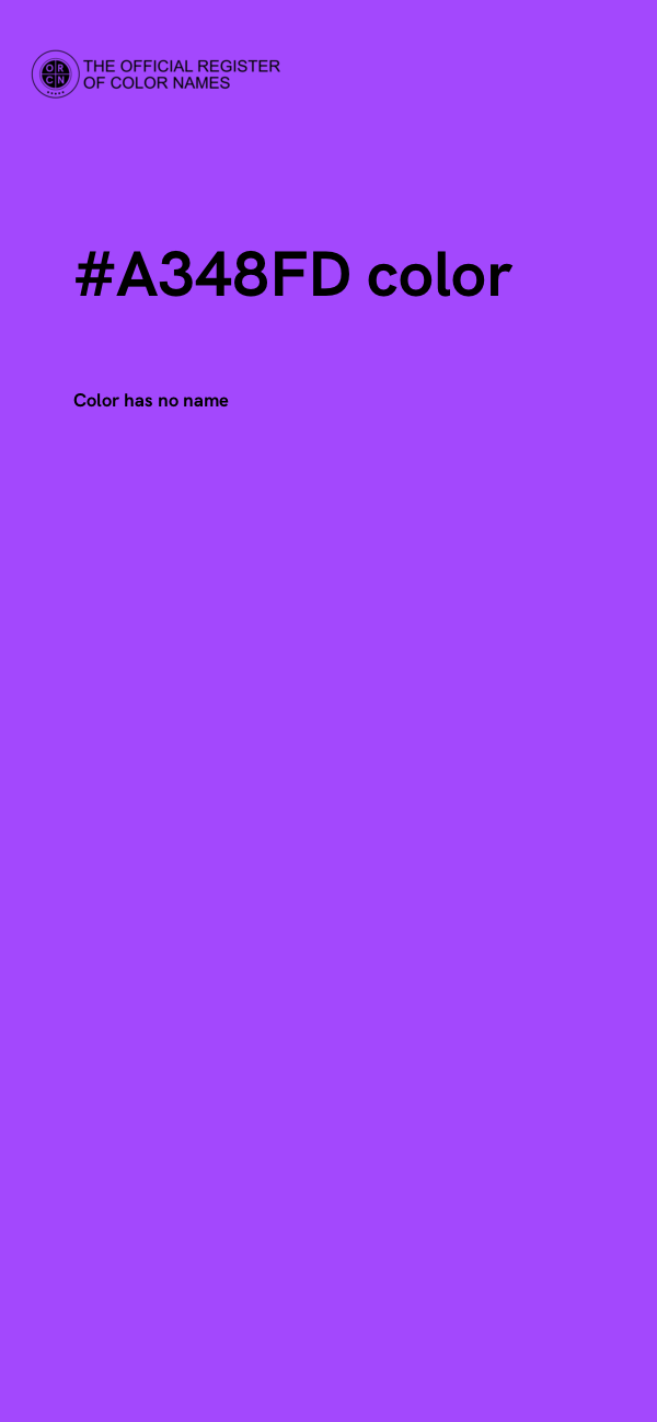 #A348FD color image